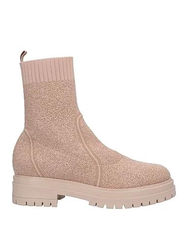 Pastel pink Knitted Ankle boot