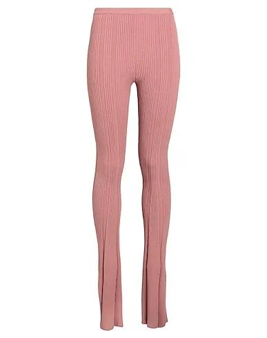 Pastel pink Knitted Casual pants