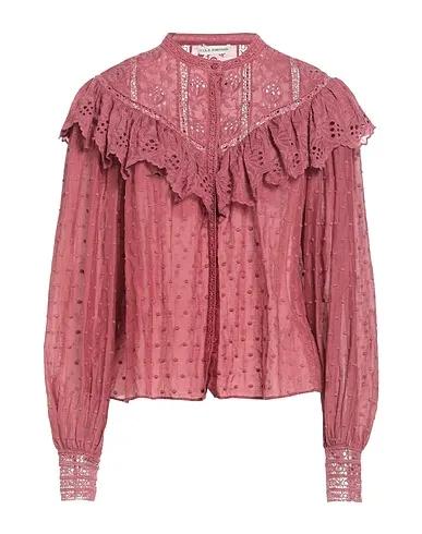 Pastel pink Lace Lace shirts & blouses