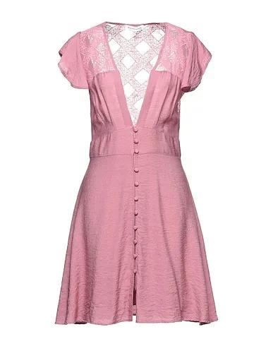 Pastel pink Lace Short dress