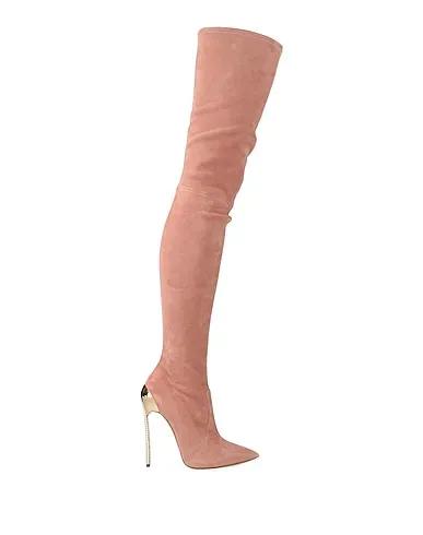 Pastel pink Leather Boots