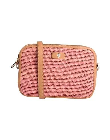 Pastel pink Leather Cross-body bags