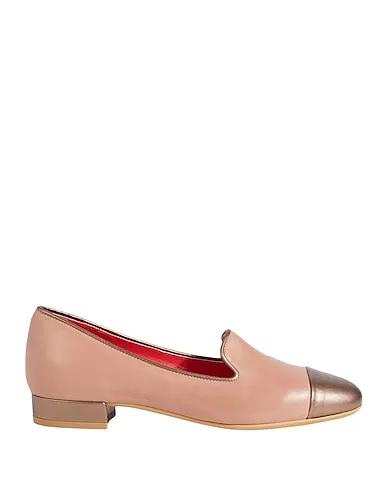 Pastel pink Leather Loafers