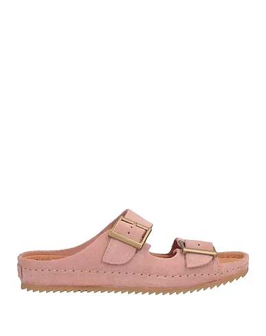 Pastel pink Leather Sandals