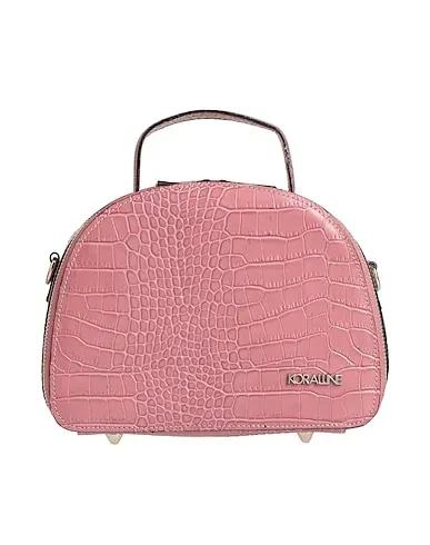 Pastel pink Leather Shoulder bag