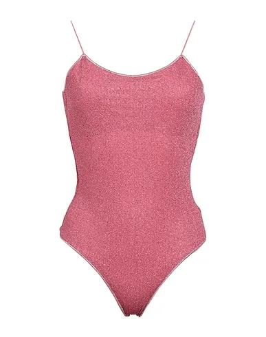 Pastel pink One-piece swimsuits LUMIÈRE MAILLOT
