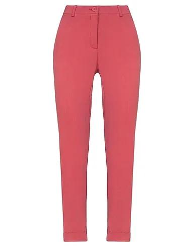 Pastel pink Piqué Casual pants