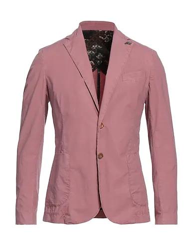 Pastel pink Plain weave Blazer