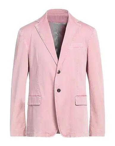 Pastel pink Plain weave Blazer