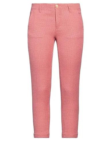 Pastel pink Plain weave Cropped pants & culottes