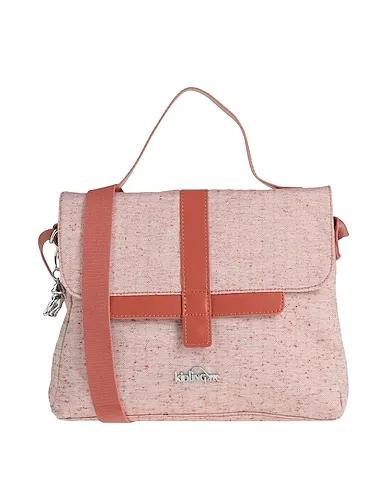 Pastel pink Plain weave Cross-body bags