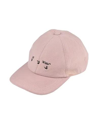 Pastel pink Plain weave Hat
