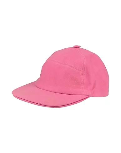 Pastel pink Plain weave Hat