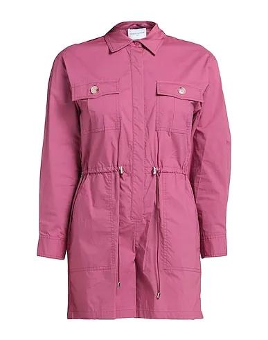 Pastel pink Plain weave Jumpsuit/one piece