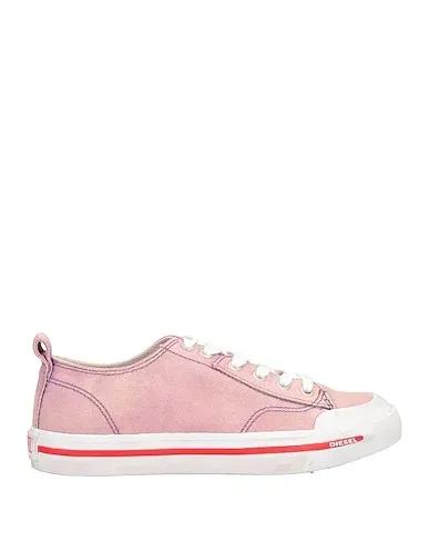 Pastel pink Plain weave Sneakers