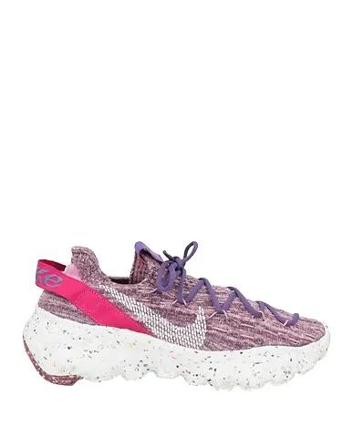 Pastel pink Plain weave Sneakers