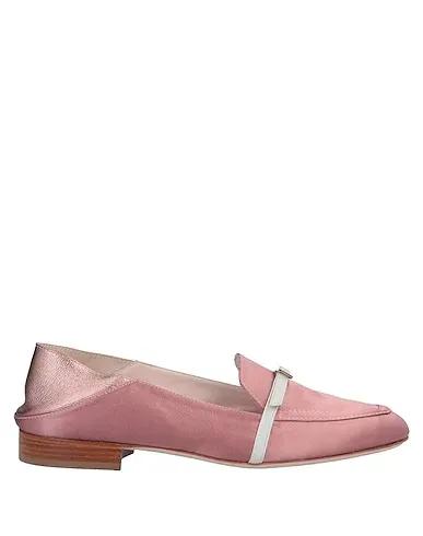 Pastel pink Satin Loafers