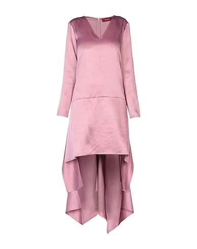 Pastel pink Satin Short dress
