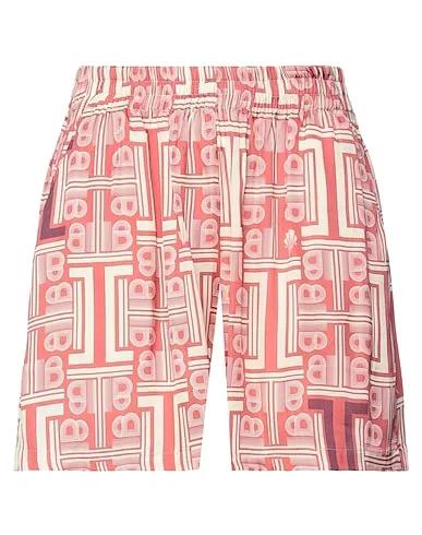 Pastel pink Satin Shorts & Bermuda