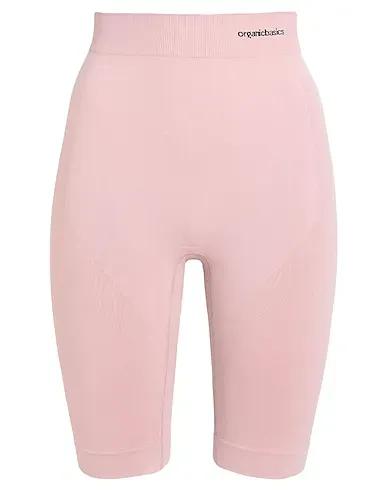 Pastel pink Synthetic fabric Leggings ACTIVE BIKE SHORTS
