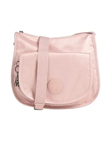 Pastel pink Techno fabric Cross-body bags