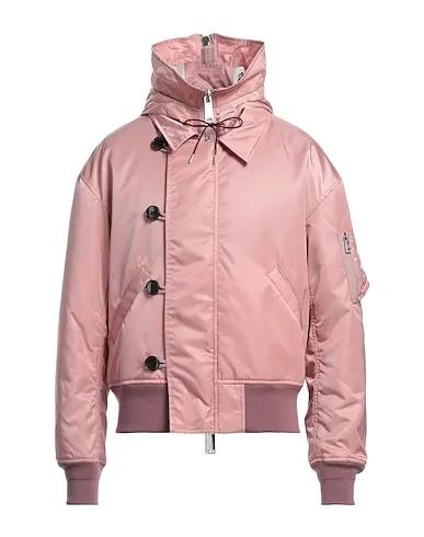 Pastel pink Techno fabric Shell  jacket
