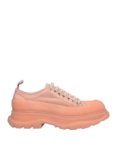 Pastel pink Techno fabric Sneakers
