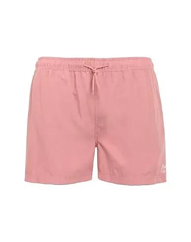 Pastel pink Techno fabric Swim shorts