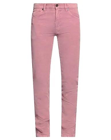 Pastel pink Velvet 5-pocket