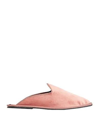Pastel pink Velvet Mules and clogs