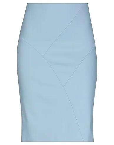 Sky blue Jersey Midi skirt
