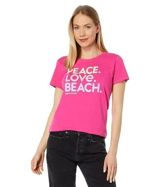 Peace Love Beach Short Sleeve Crusher-Lite™ Tee