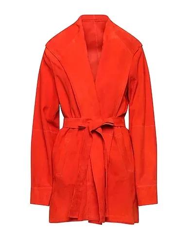 PEARLS | Orange Women‘s Full-length Jacket
