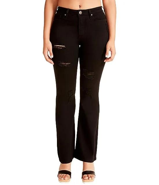 Penny High-Rise Flare Jeans