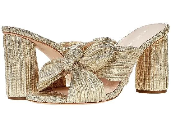 Penny Pleated Knot Mule