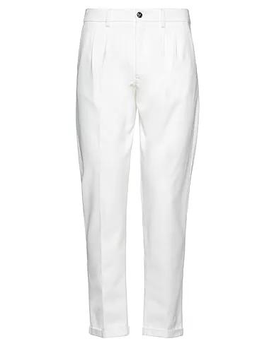 (+) PEOPLE | White Men‘s Casual Pants