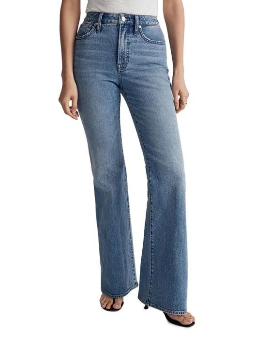 Perfect Vintage High Rise Flare Jeans in Tarlow Wash