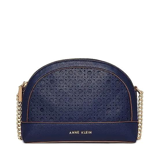 Perforated Triple Compartment Crossbody