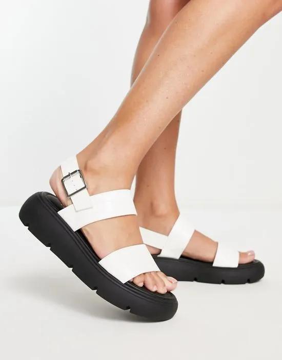 Perrie chunky sandal in off white