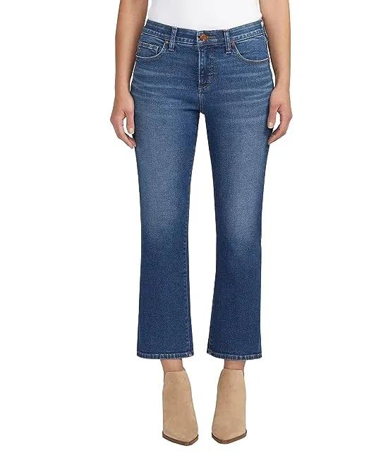 Petite Eloise Mid-Rise Cropped Bootcut Jeans