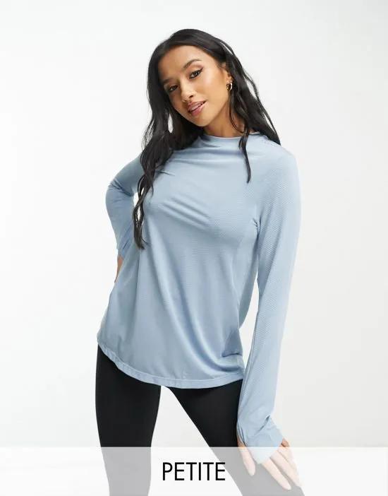 Petite icon long sleeve running top