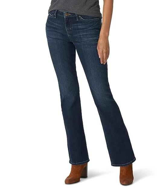 Petite Legendary Regular Fit Bootcut Jeans Mid-Rise