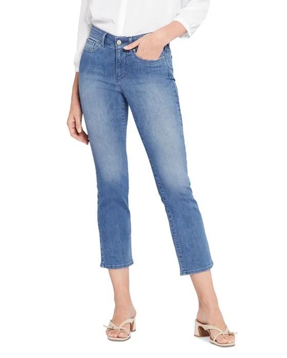 Petite Marilyn High Rise Straight Ankle Jeans in Stargazer