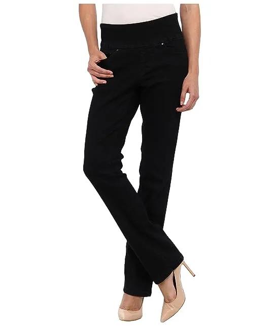 Petite Paley Pull-On Slim Boot Jeans