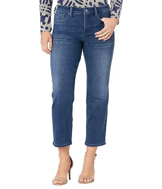 Petite Relaxed Piper Ankle Jeans in Saybrook