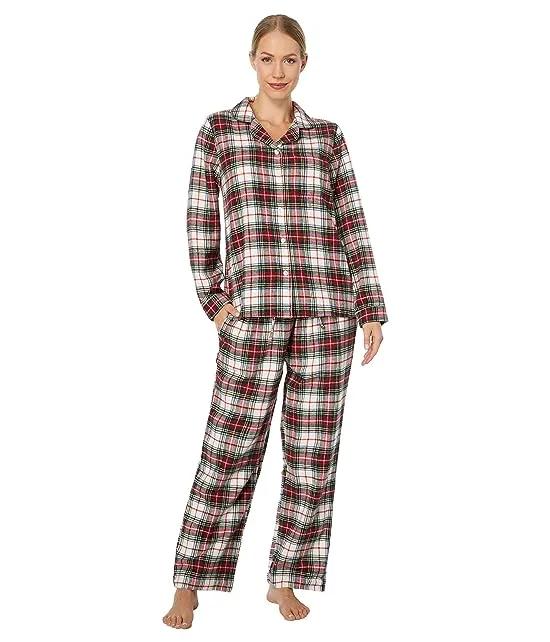 Petite Scotch Plaid Flannel Pajamas Plaid