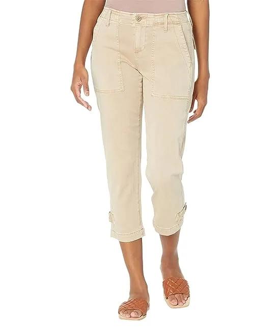 Petite Utility Crop Cargo with Cinched Leg