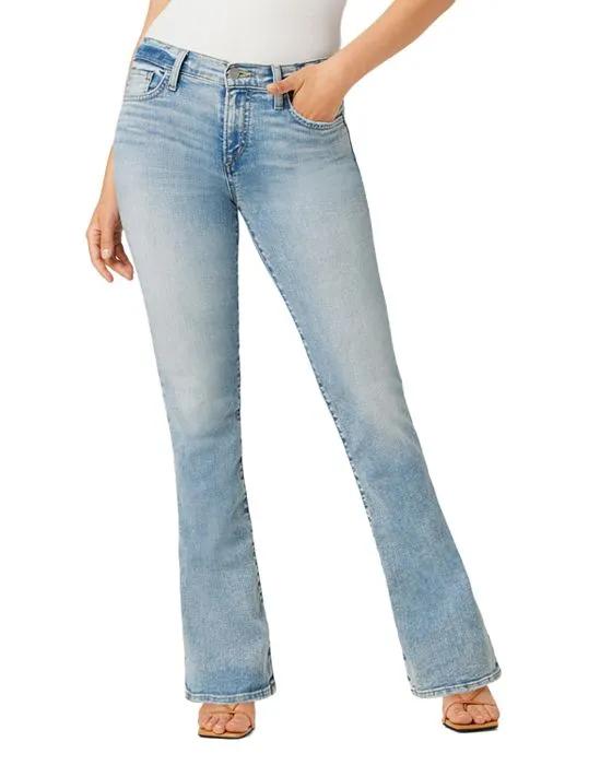 Petites The Provocateur Mid Rise Bootcut Jeans in Osteria