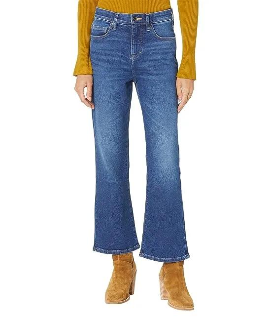 Phoebe High-Rise Cropped Bootcut Jeans