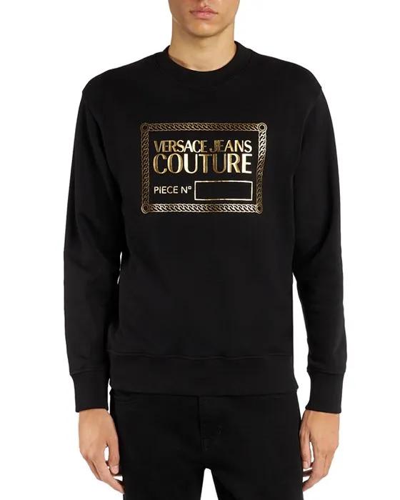 Piece Number Foiled Logo Sweatshirt